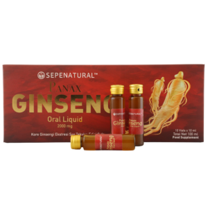 SEPE NATURAL Kore Ginseng Kök Ekstresi Likit 10 Ampul x 10 ml Panax